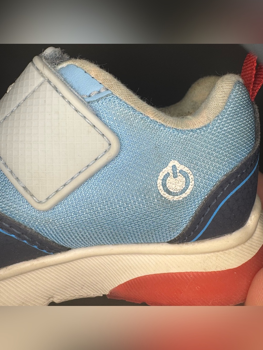 Bluey Light Up Sneakers Toddler 6 Sensory Playwear Neutral Daycare Colorful - Picture 9 of 9